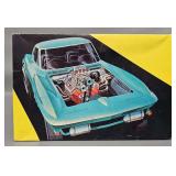 Mint Unbuilt AMT 1967 Corvette Sting Ray 1/25 Scale Model Kit