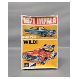 Factory Sealed MPC 1971 Impala Mild & Wild Series 1/25 Scale Model Kit