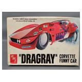 AMT "Dragray" Corvette Funny Car 1/25 Scale Model Kit