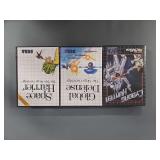 SEGA Video Game Cartridges - Cyborg Hunter, Global Defense, Space Harrier