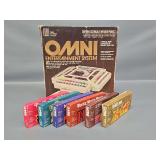 Milton Bradley Omni Entertainment System with Game Cartridges