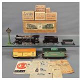 Boxed Lionel Prewar O Gauge 136 Steam Freight Set