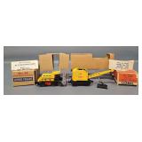 Lionel Postwar O 54 Track Ballast Tamper and 3360 Burro Crane in Original Boxes