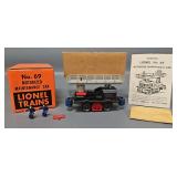 Lionel Postwar O 69 Motorized Maintenance Car in Original Box