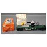 Unrun Lionel Postwar O 3519 Automatic Satellite Launching Car in Original Box