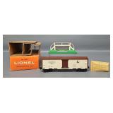 Lionel Postwar O 3662 Operating Milk Car Set in Original Box