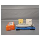 Unrun Lionel Postwar O 3830 Flat Car with Operating Submarine in Original Box