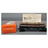 Unrun Lionel Postwar O 6361 Log Car in Original Box