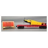 Lionel Postwar O 6800 Flat Car with Airplane in Original Box
