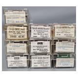 Ten Micro-Trains N Scale Box Cars in Clear Cases