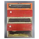 Three Rivarossi HO Scale Pullman New York Central Passenger Cars in Original Boxes