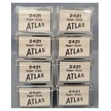 Eight Atlas N Scale Clinchfield Hoppers in Clear Cases 2421