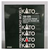 Kato N scale 106-028 PRR Railroad Smooth Side Passenger 4 Car Set in original box