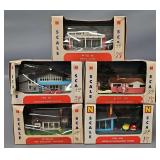 Five Bachmann N Scale Buildings