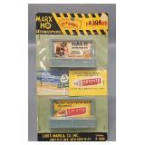 Marx HO Scale Halo Shampoo & Colgate Toothpaste Flashing Billboards on Blister Card