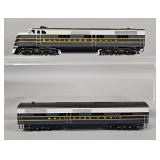 Factory painted Oriental N scale brass Baltimore & Ohio EMD E8/9 AB diesel locomotive units