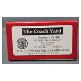 The Coach Yard HO Scale Brass Custom Painted Southern Pacific Daylight 3606 Shasta PassengerCar