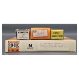 Mixed Manufacturer N Scale Gulf, Mobile & Ohio Diesel Passenger Set