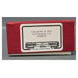 Palace Car Company HO Scale Brass Chesapeake & Ohio 10-6 Sleeping Car #2600/55 Model Train Car