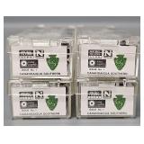 Four Micro-Trains N Scale Canandaigua Southern Centerflow Hoppers in Clear Cases