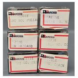 Six Rivarossi N Scale Great Northern Empire Builder Passenger Cars in Clear Cases