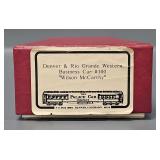 Palace Car Company HO Scale Brass Denver & Rio Grande Western "Wilson McCarthy" Business Car #100