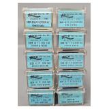 Ten Atlas N Scale Box Cars in Clear Cases