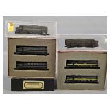 Ak-Sar-Ben N-Scale Custom Decorated PRR diesel locomotive shells plus Sharknose AA units