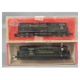 Two Con-cor Kato N Scale Pennsylvania diesel locomotives in original boxes