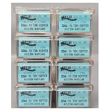 Ten Identical Atlas N Scale Western Maryland 90 Ton Hoppers in Clear Cases