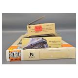 Bachmann and Con-Cor N Scale Norfolk & Western Class J Steam Passenger Set