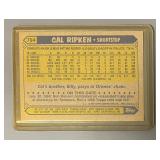 Cal Ripken Jr Card with no picture on front