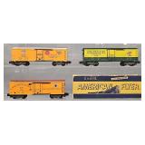 Three American Flyer S gauge Reefers with OB