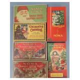 Noma Station with Six Sets of Vintage Noma Christmas Lights in Original Boxes