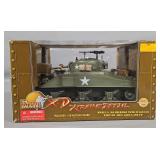 21st Century Toys The Ultimate Soldier XD Xtreme Detail WWII U.S. M4 Sherman Tank 1:18 Scale with Driver in Original Box