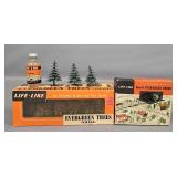 Box of Life-Like Small Evergreen Trees in Original Box