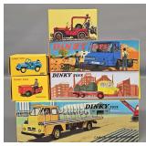 Six Dinky Toys Diecast Vehicles in Original Boxes