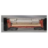 Unrun American Flyer S gauge 24579 All-Purpose Flat Car in Kleer Pak
