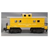 Rare American Flyer S gauge YELLOW with WHITE LETTERING 24636 Caboose