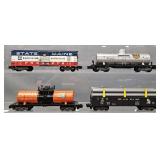 Four American Flyer S gauge Freight Cars