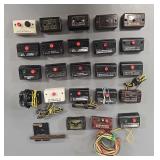 Great Group of American Flyer S gauge Control Buttons