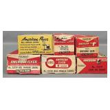 Six American Flyer S gauge Small Accessories in Original Boxes