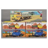 Five Dinky Toys Diecast Trucks in Original Boxes