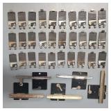 Group of American Flyer 690 Track Terminals and 712 Track Trips