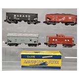 Four American Flyer S gauge Freight Cars w/ OB