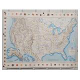 Postwar Lionel 950 Railroad Map