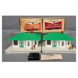 Two American Flyer S gauge Station & Baggage Smasher in Original Boxes