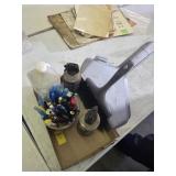 OFFICE SUPPLIES, ALCOHOL, PENS, DUST PAN