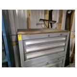 GREY 3 DRAWER TOOL BOX
