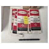 8.1 MM JOBBER DRILLS 25 PCS